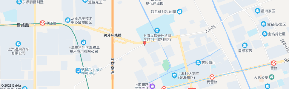 上海上川路民耀路_公交站地图_上海公交_妙搜公交查询2024