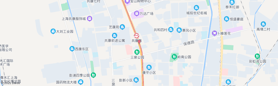 上海保德路共和新路_公交站地图_上海公交_妙搜公交查询2024