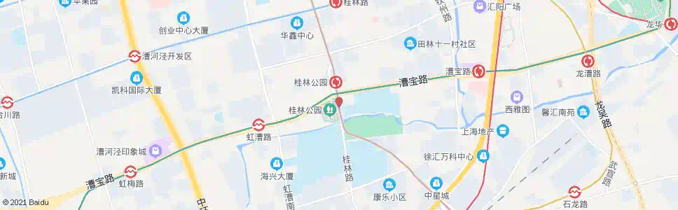 上海桂林路漕宝路_公交站地图_上海公交_妙搜公交查询2024