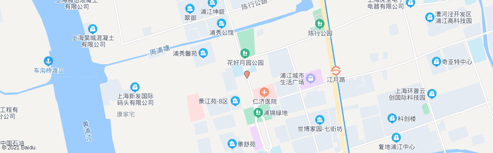上海浦锦路江洲路_公交站地图_上海公交_妙搜公交查询2024