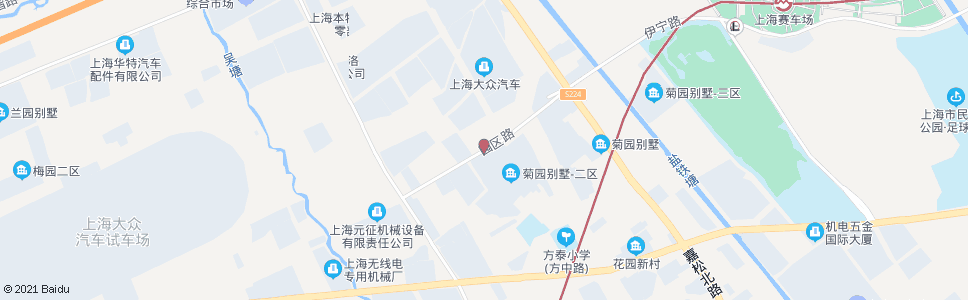 上海园汽路园区路_公交站地图_上海公交_妙搜公交查询2024