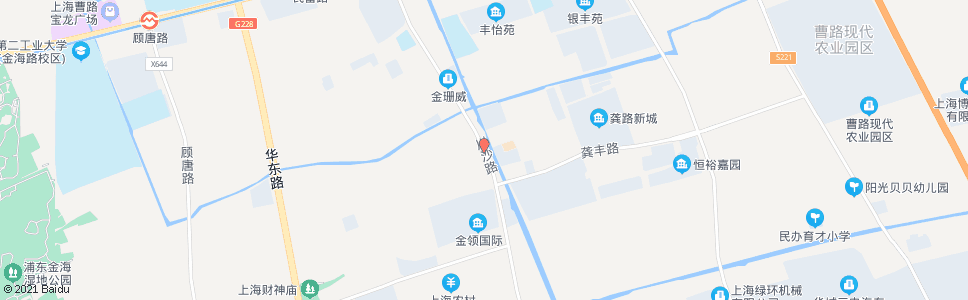 上海川沙路(龚路)_公交站地图_上海公交_妙搜公交查询2024