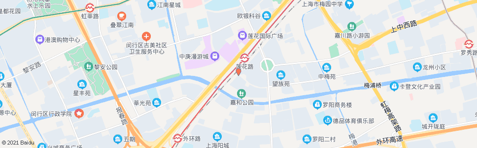上海罗秀路梅陇西路_公交站地图_上海公交_妙搜公交查询2024