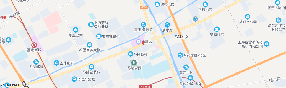 上海宝安公路育兰路_公交站地图_上海公交_妙搜公交查询2024