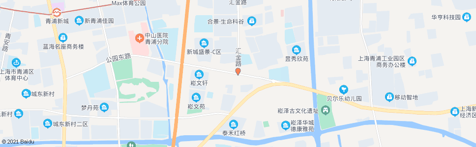 上海公园东路汇金路_公交站地图_上海公交_妙搜公交查询2024