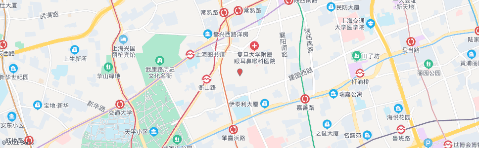 上海永嘉路岳阳路_公交站地图_上海公交_妙搜公交查询2024