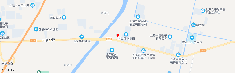 上海叶新支路叶新公路_公交站地图_上海公交_妙搜公交查询2024