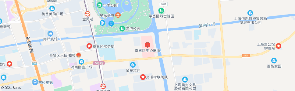 上海南汇中心医院_公交站地图_上海公交_妙搜公交查询2024