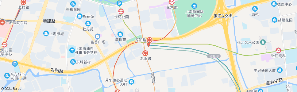 上海龙阳路地铁站_公交站地图_上海公交_妙搜公交查询2024