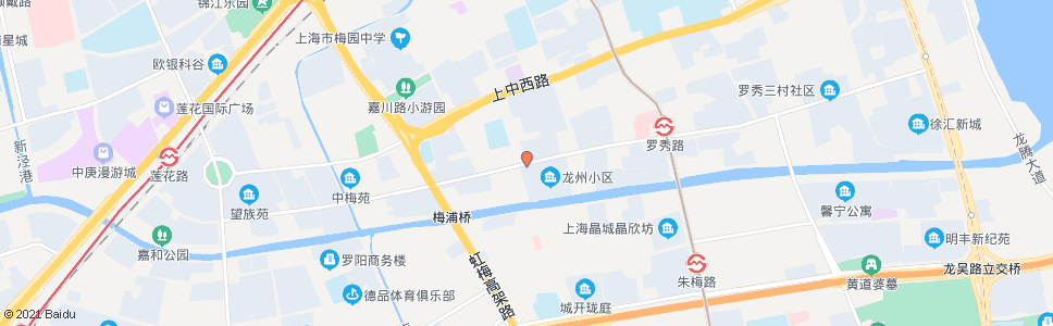 上海龙州路罗秀路_公交站地图_上海公交_妙搜公交查询2024