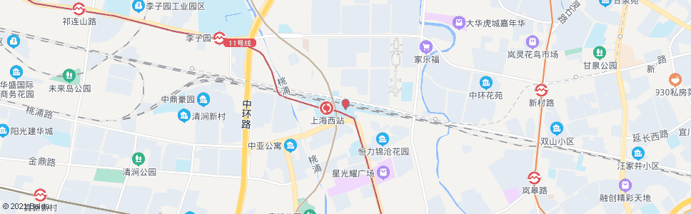 上海西康_公交站地图_上海公交_妙搜公交查询2024