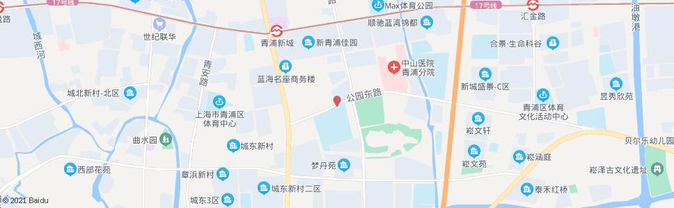 上海公园东路华青路_公交站地图_上海公交_妙搜公交查询2024