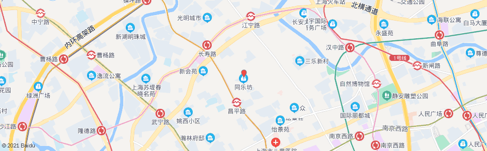 上海海防路西康路_公交站地图_上海公交_妙搜公交查询2024