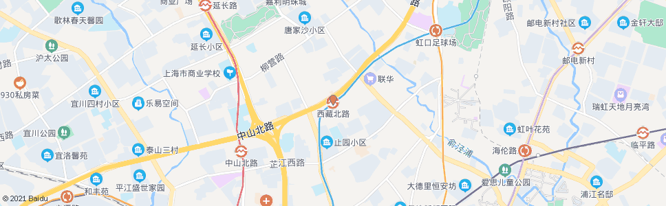 上海西藏北路站_公交站地图_上海公交_妙搜公交查询2024