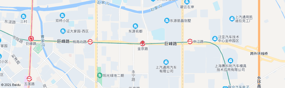 上海金京路站_公交站地图_上海公交_妙搜公交查询2024