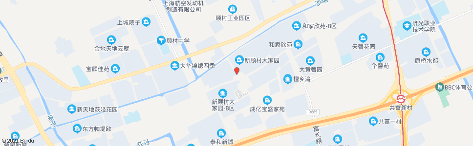 上海富联路顾北东路_公交站地图_上海公交_妙搜公交查询2024