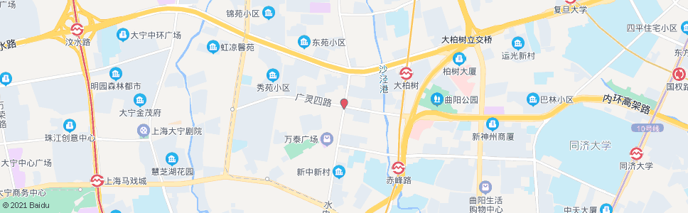 上海水电路广灵四路_公交站地图_上海公交_妙搜公交查询2024