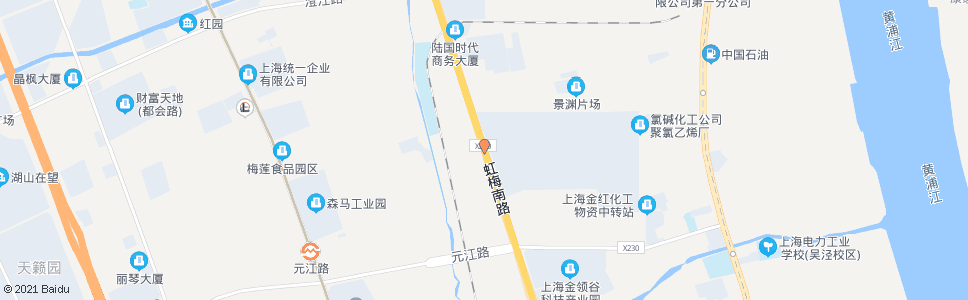 上海虹梅南路元江路(新建村)_公交站地图_上海公交_妙搜公交查询2024