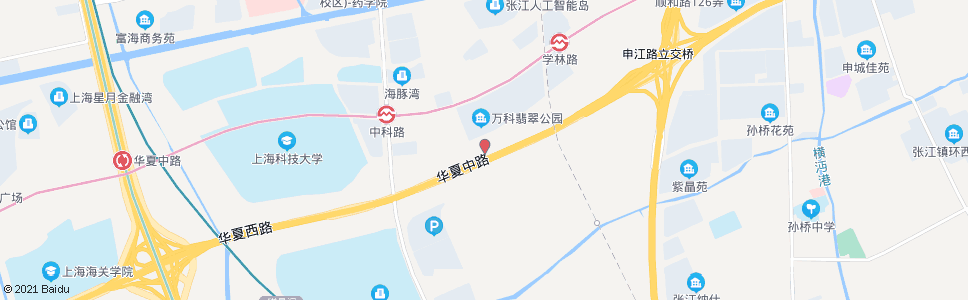 上海华夏中路(顾家宅)_公交站地图_上海公交_妙搜公交查询2024