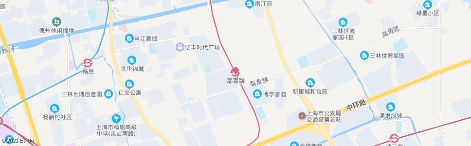 上海高青路站_公交站地图_上海公交_妙搜公交查询2024