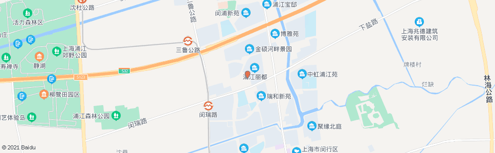 上海江航路浦连路_公交站地图_上海公交_妙搜公交查询2024