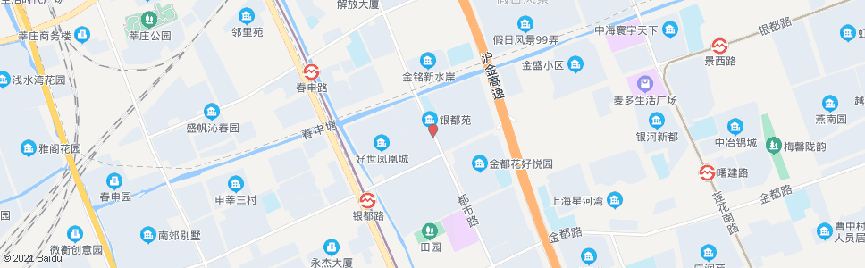 上海都市路银都路_公交站地图_上海公交_妙搜公交查询2024