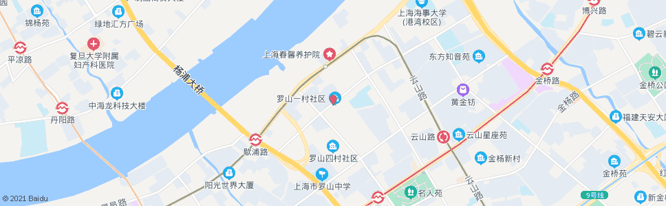 上海龙居路栖山路_公交站地图_上海公交_妙搜公交查询2024