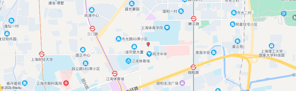 上海长海路黑山路_公交站地图_上海公交_妙搜公交查询2024