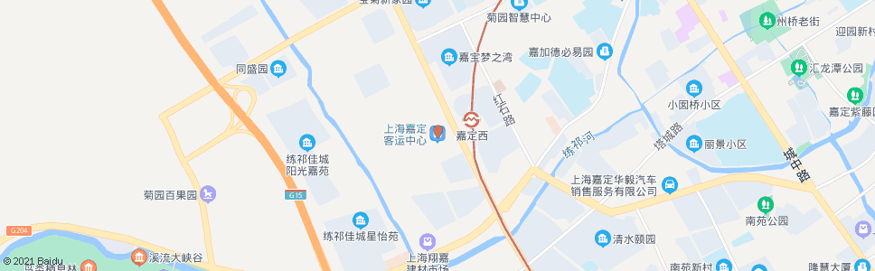 上海嘉定客运中心_公交站地图_上海公交_妙搜公交查询2024