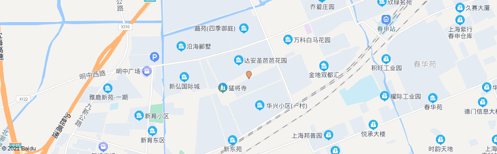 上海华新四期_公交站地图_上海公交_妙搜公交查询2024
