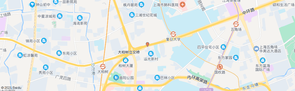 上海邯郸路运光路_公交站地图_上海公交_妙搜公交查询2024