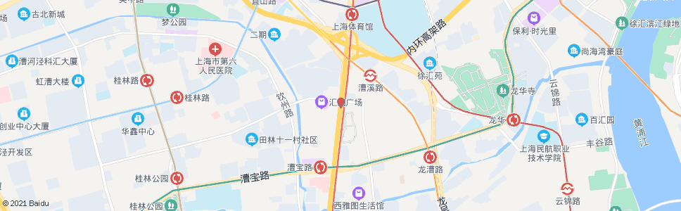 上海漕溪路田林东路_公交站地图_上海公交_妙搜公交查询2024