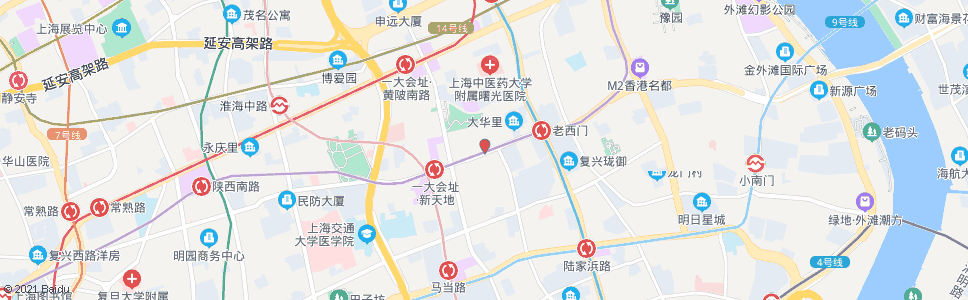 上海顺昌路复兴中路_公交站地图_上海公交_妙搜公交查询2024
