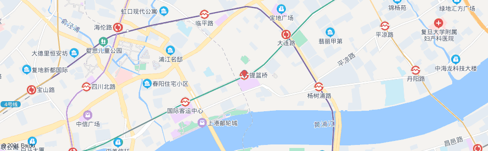 上海提蓝桥_公交站地图_上海公交_妙搜公交查询2024