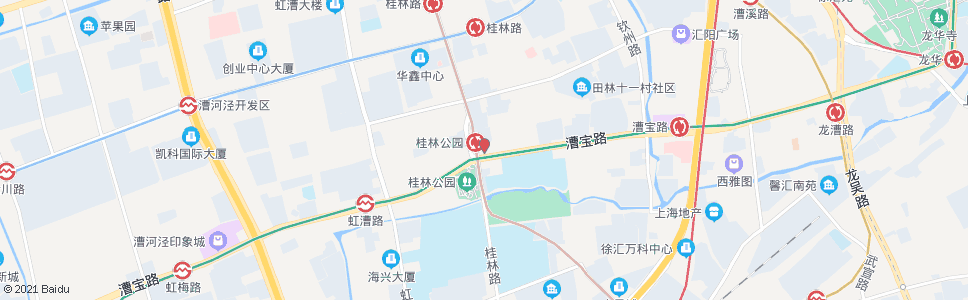 上海桂林公园站_公交站地图_上海公交_妙搜公交查询2024