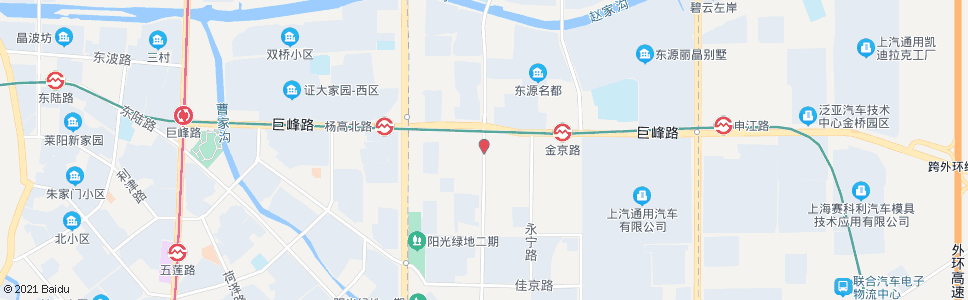 上海金高路乐林路_公交站地图_上海公交_妙搜公交查询2024