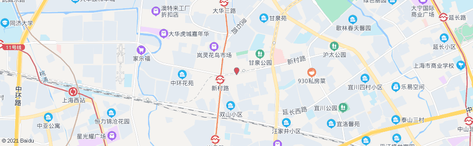 上海新村路双山路_公交站地图_上海公交_妙搜公交查询2024