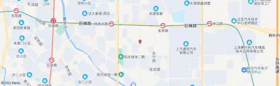 上海金高路乐园路_公交站地图_上海公交_妙搜公交查询2024