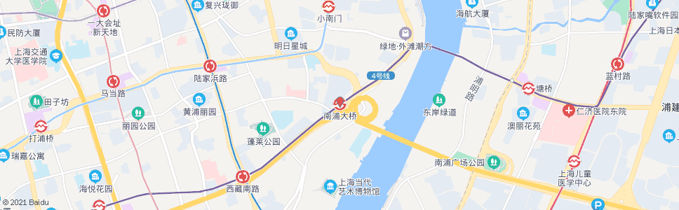 上海南浦大桥站_公交站地图_上海公交_妙搜公交查询2024