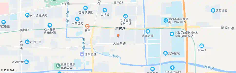 上海东城二村_公交站地图_上海公交_妙搜公交查询2024