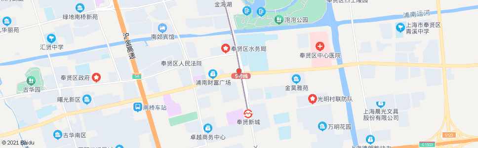 上海团南公路金海公路_公交站地图_上海公交_妙搜公交查询2024