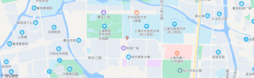 上海江学路文翔路_公交站地图_上海公交_妙搜公交查询2024