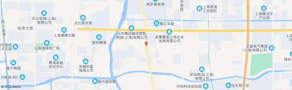 上海外青松公路新业路_公交站地图_上海公交_妙搜公交查询2024