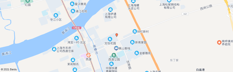 上海扶港路西闸路_公交站地图_上海公交_妙搜公交查询2024