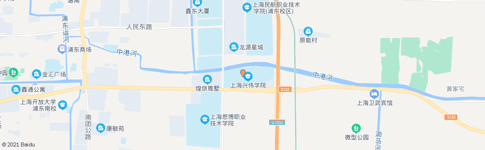 上海托普学院_公交站地图_上海公交_妙搜公交查询2024