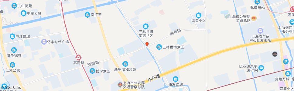 上海高青路浦三路_公交站地图_上海公交_妙搜公交查询2024