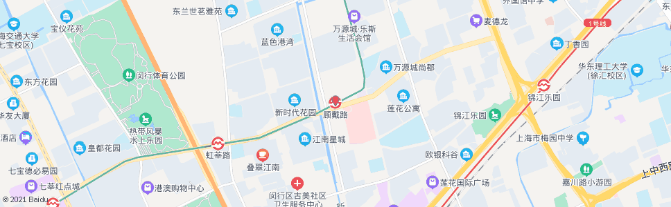 上海顾戴路站_公交站地图_上海公交_妙搜公交查询2024