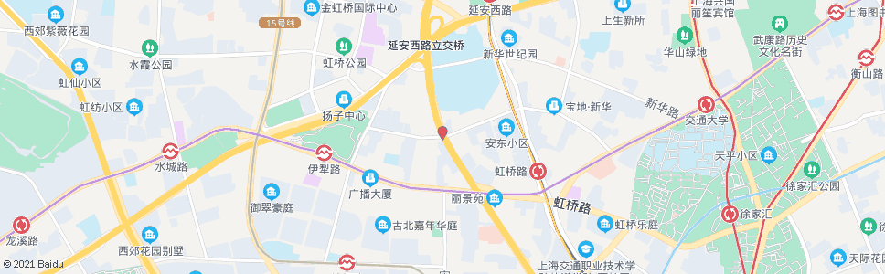 上海安顺路中山西路(西)_公交站地图_上海公交_妙搜公交查询2024