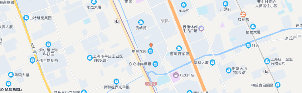 上海申良花园_公交站地图_上海公交_妙搜公交查询2024