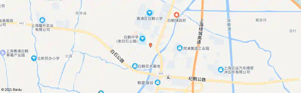 上海老白石公路外青松公路(招呼站)_公交站地图_上海公交_妙搜公交查询2024